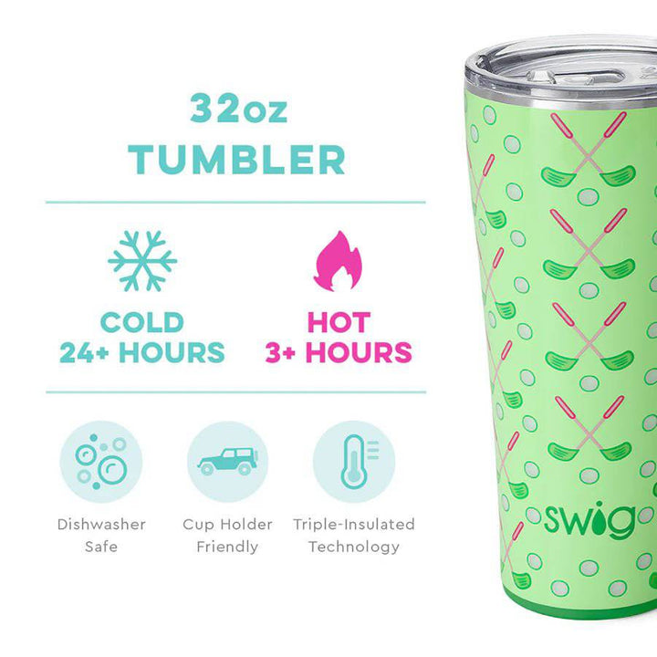 Swig Tee Time 32oz Tumbler - A Taste of Kentucky