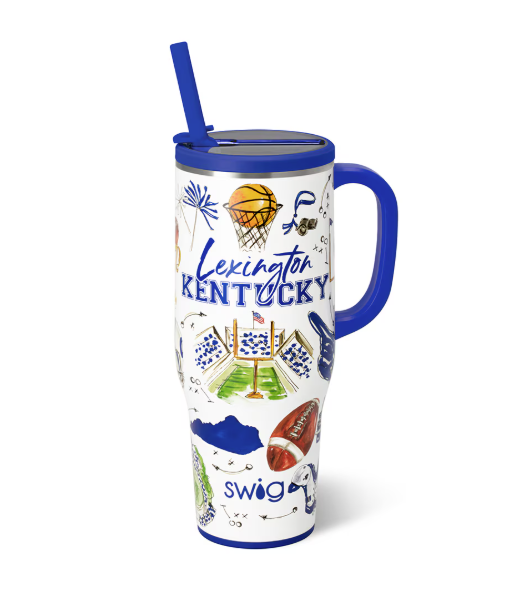 Tailgates in Lexington Drinkware Collection | Swig Life Leakproof, Triple-Insulated Gameday Cups & Coolies - A Taste of Kentucky