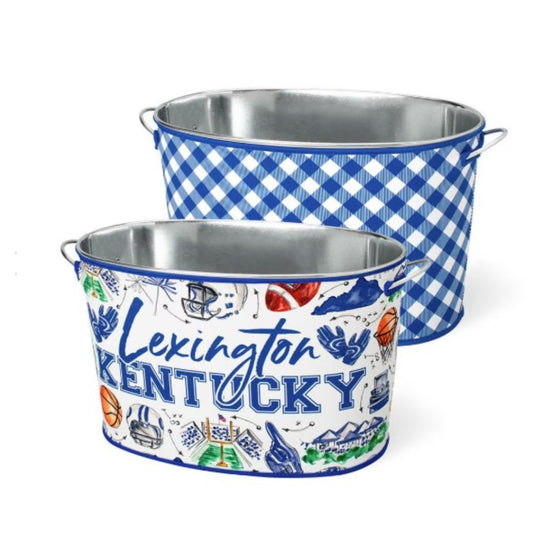 Tailgates in Lexington Party Tub Set | Swig Life College Game-Day Party Tub with Reversible Neoprene Cover - A Taste of Kentucky