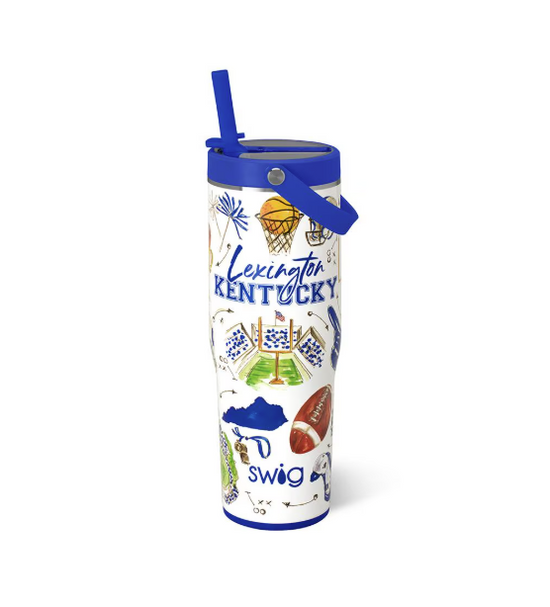 Tailgates in Lexington Drinkware Collection | Swig Life Leakproof, Triple-Insulated Gameday Cups & Coolies - A Taste of Kentucky