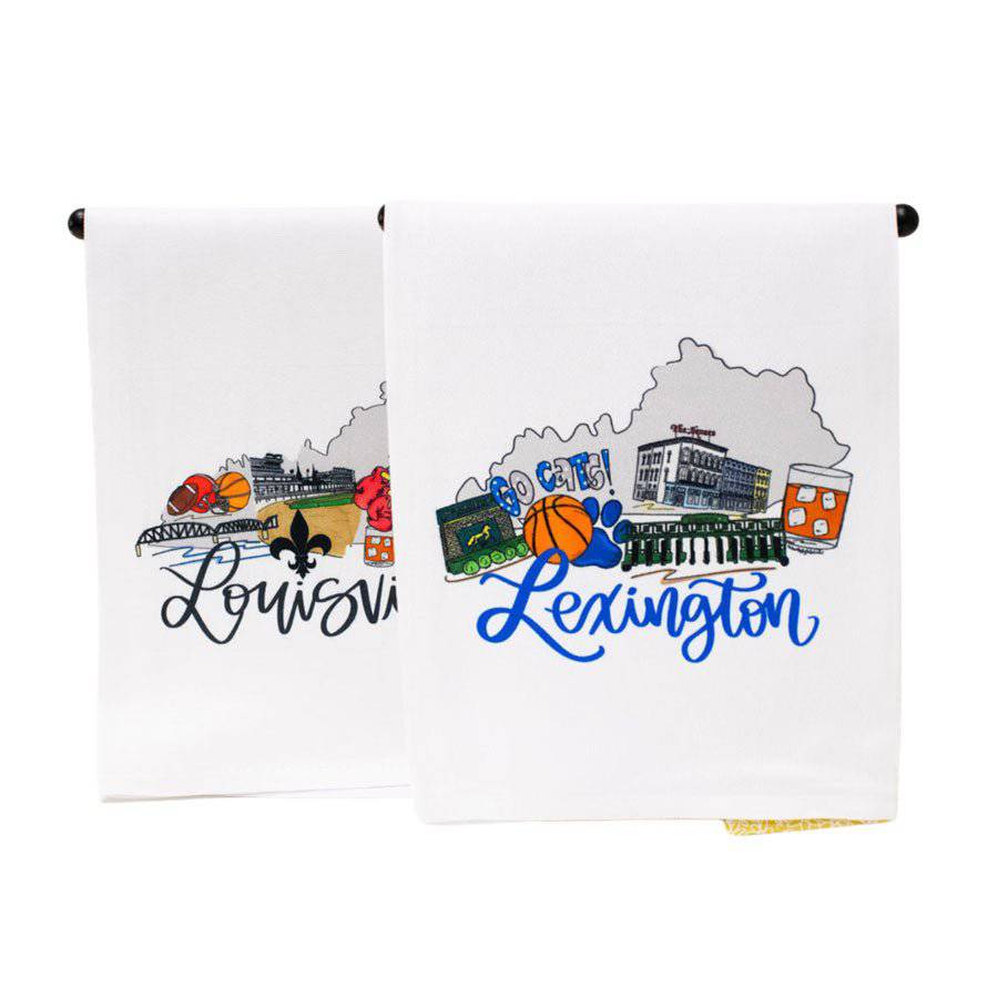 Tea Towels - Doodles by Rebekah - A Taste of Kentucky