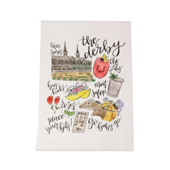 The Derby Tea Towel - A Taste of Kentucky