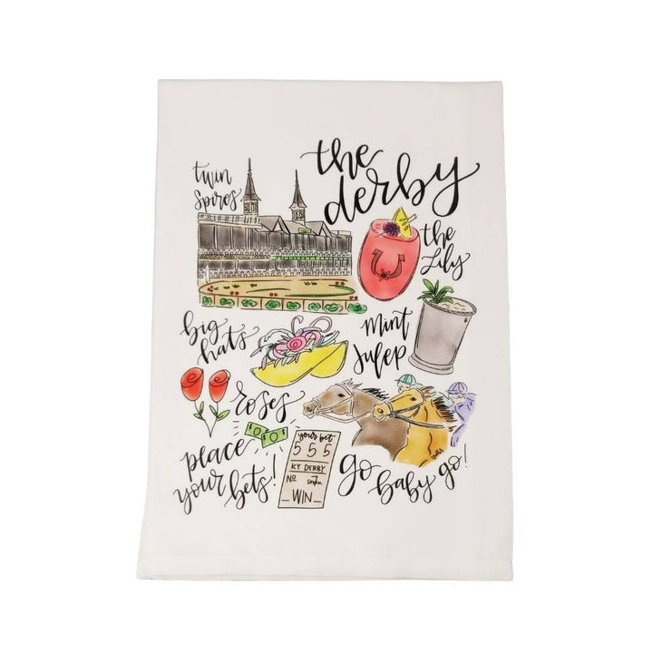 The Derby Tea Towel - A Taste of Kentucky