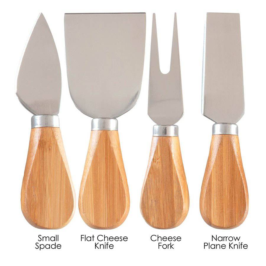 Totally Bamboo 4 Piece Cheese Tool Set - A Taste of Kentucky