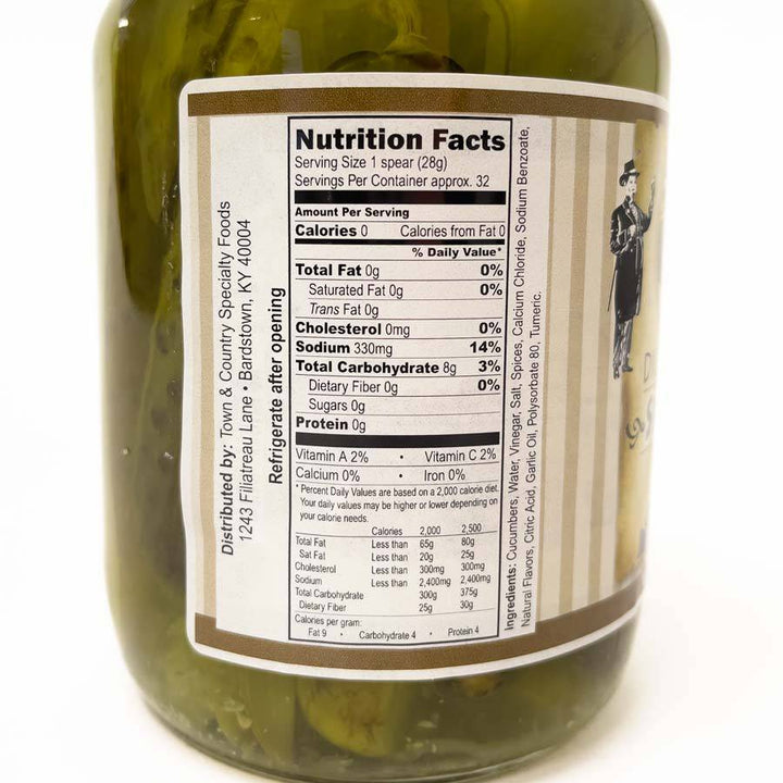 True Kentucky Dill Pickle Spears - A Taste of Kentucky