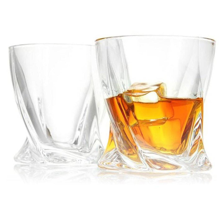 Twisted Crystal Old Fashioned Whiskey Glass - A Taste of Kentucky