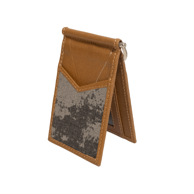 Upcycled Leather Wallet - A Taste of Kentucky
