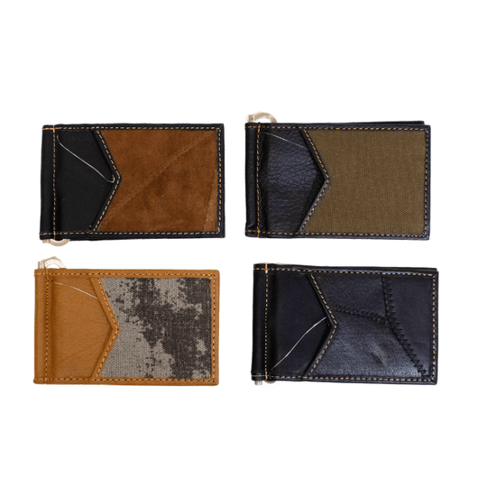 Upcycled Leather Wallet - A Taste of Kentucky