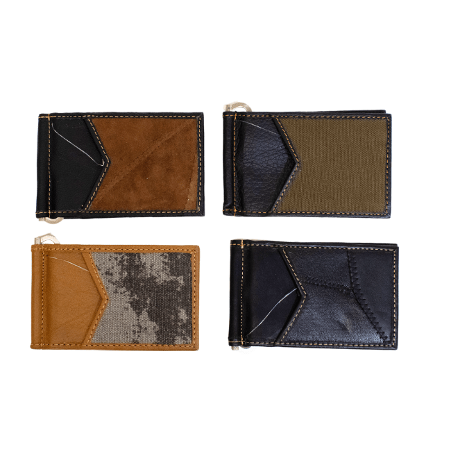 Upcycled Leather Wallet - A Taste of Kentucky