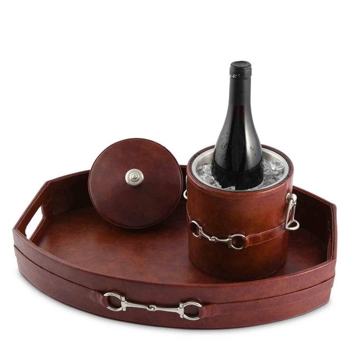 Vagabond House Equestrian Vegan Leather Tray - A Taste of Kentucky