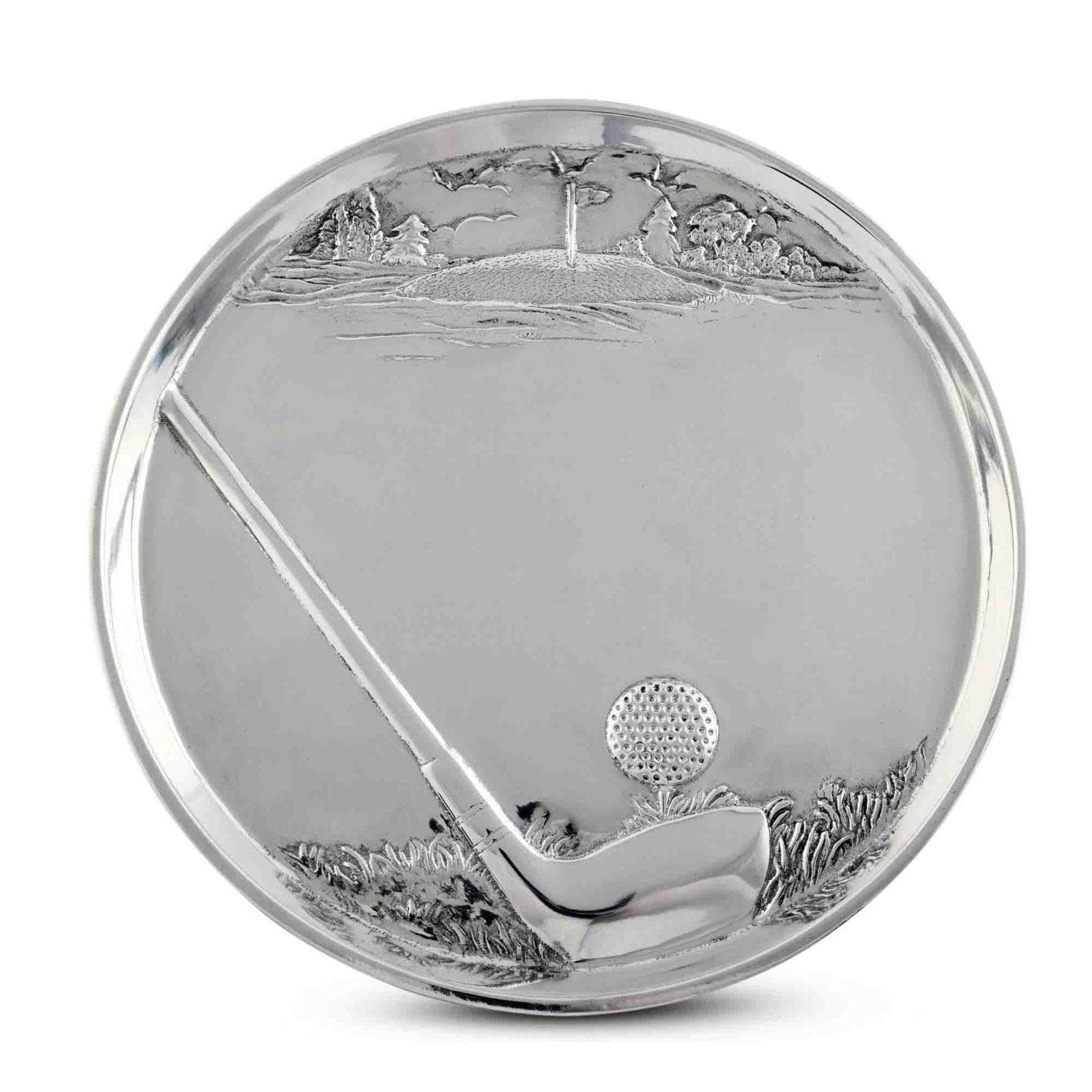 Vagabond House Round Golf Serving Tray - A Taste of Kentucky
