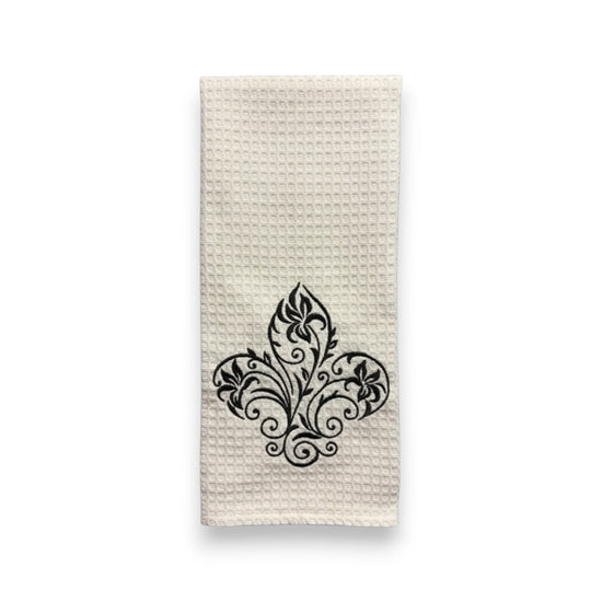 Louisville Embroidered Tea Towel
