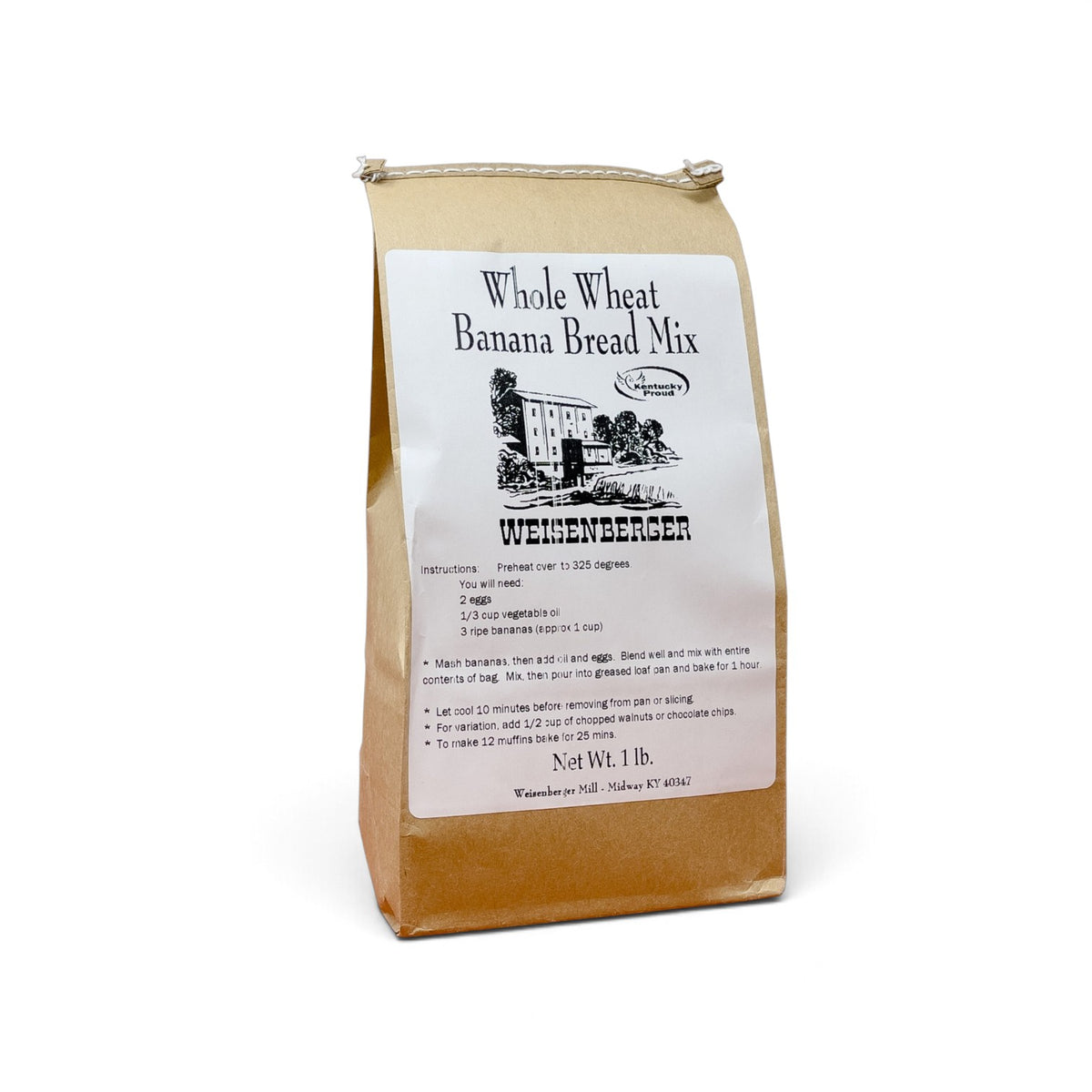 Weisenberger Seasonal Bread Mixes | Pumpkin & Banana Quick Bread Mix from a Historic Kentucky Mill (Choose Your Flavor)