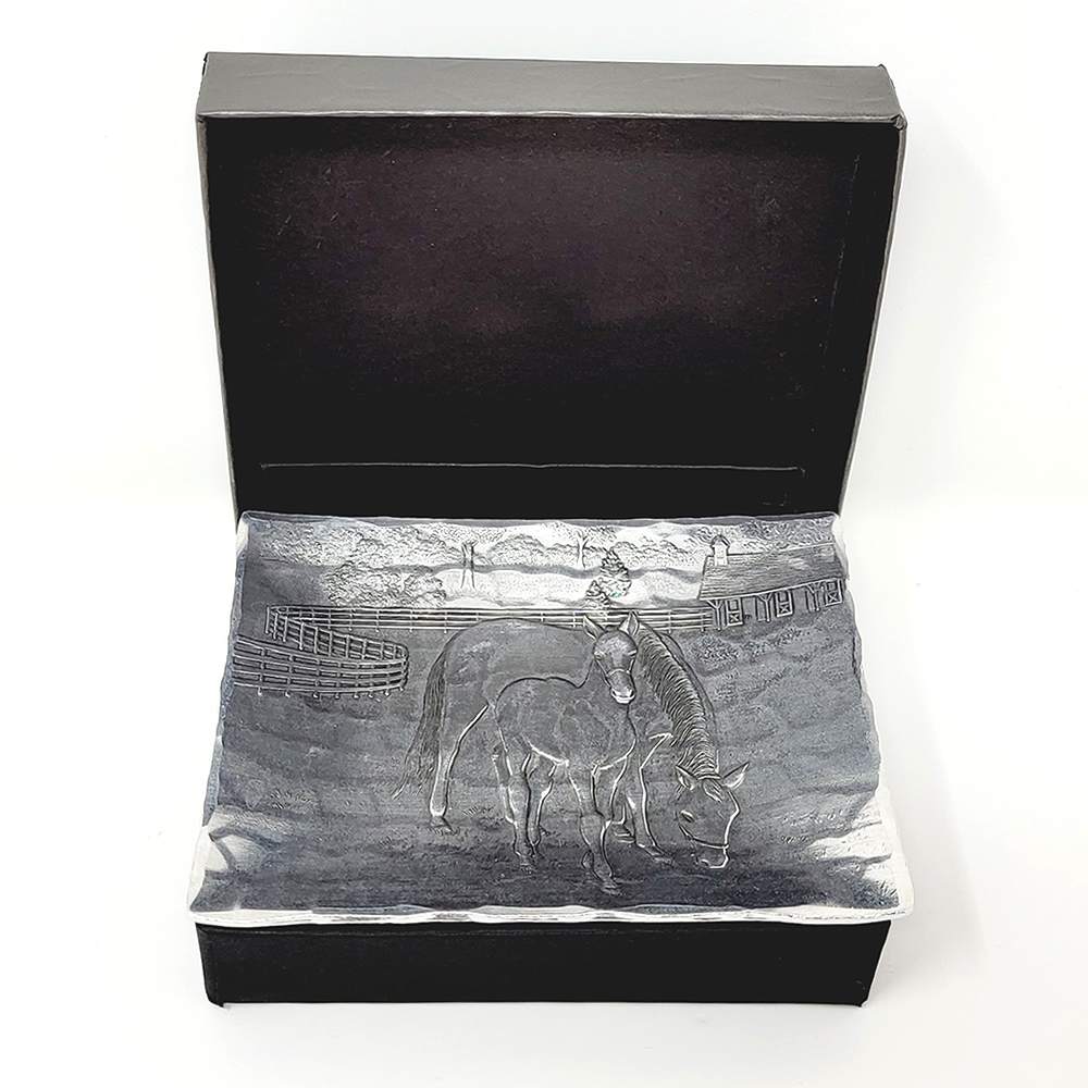 Wendell August Forge Horse Accessory Tray - A Taste of Kentucky