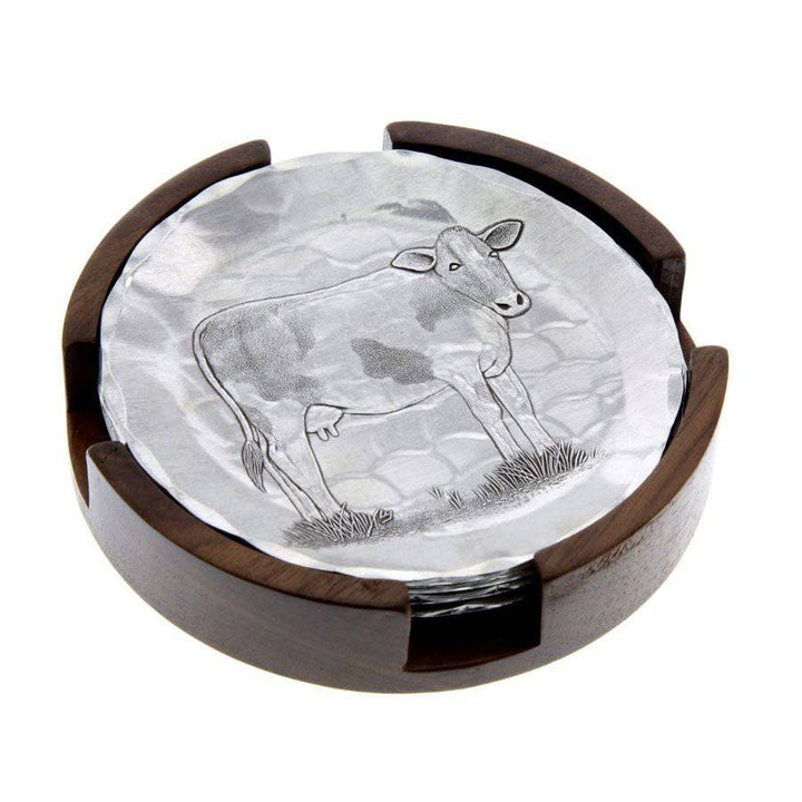 Wendell August Round Coaster Caddy - A Taste of Kentucky