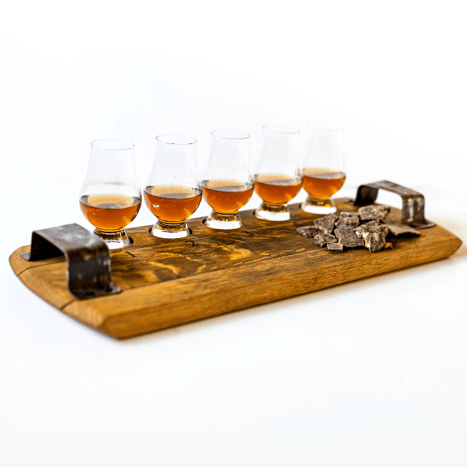Whiskey Tasting Flight Tray - A Taste of Kentucky