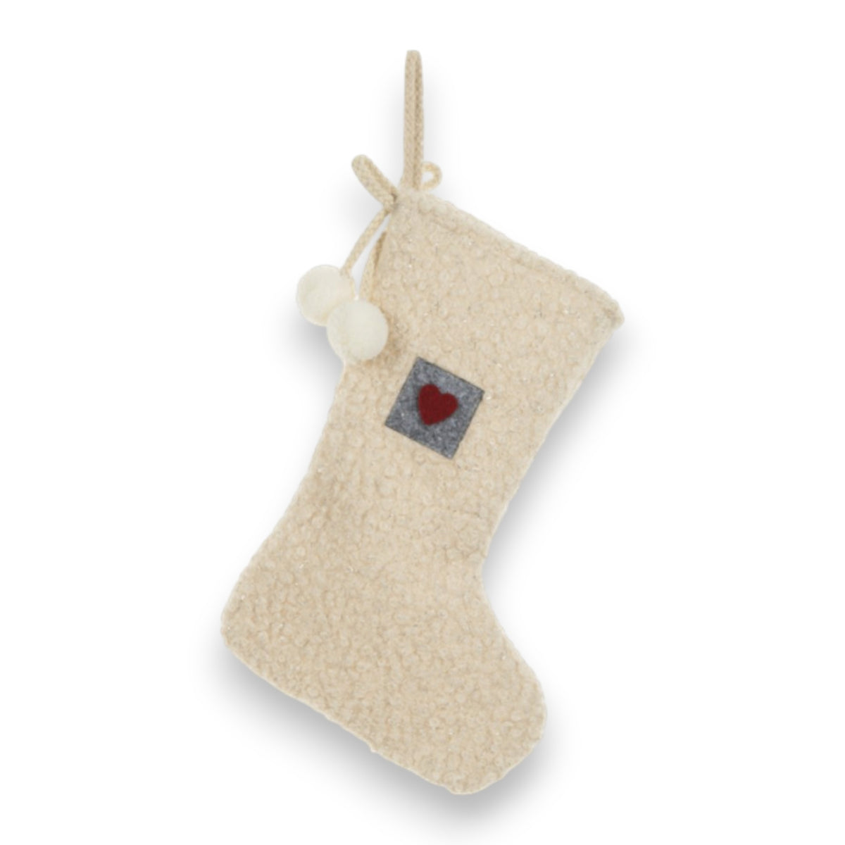 Knit Boucle Country Stocking
