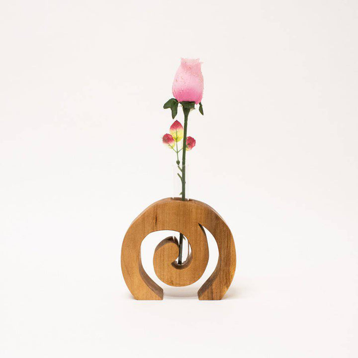 Wooden Spiral Bud Vase - A Taste of Kentucky