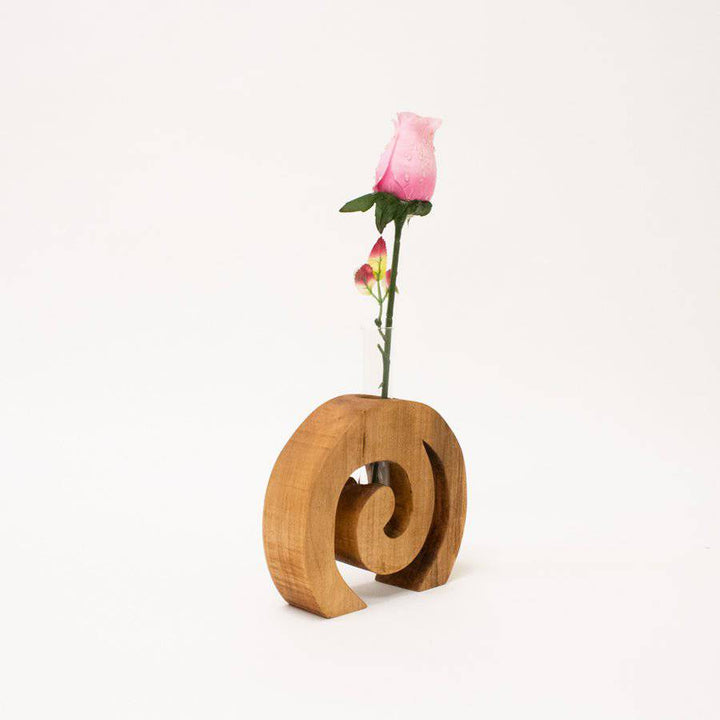 Wooden Spiral Bud Vase - A Taste of Kentucky