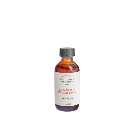 Woodford Reserve Old Fashioned Cocktail Syrup bottle on a white background