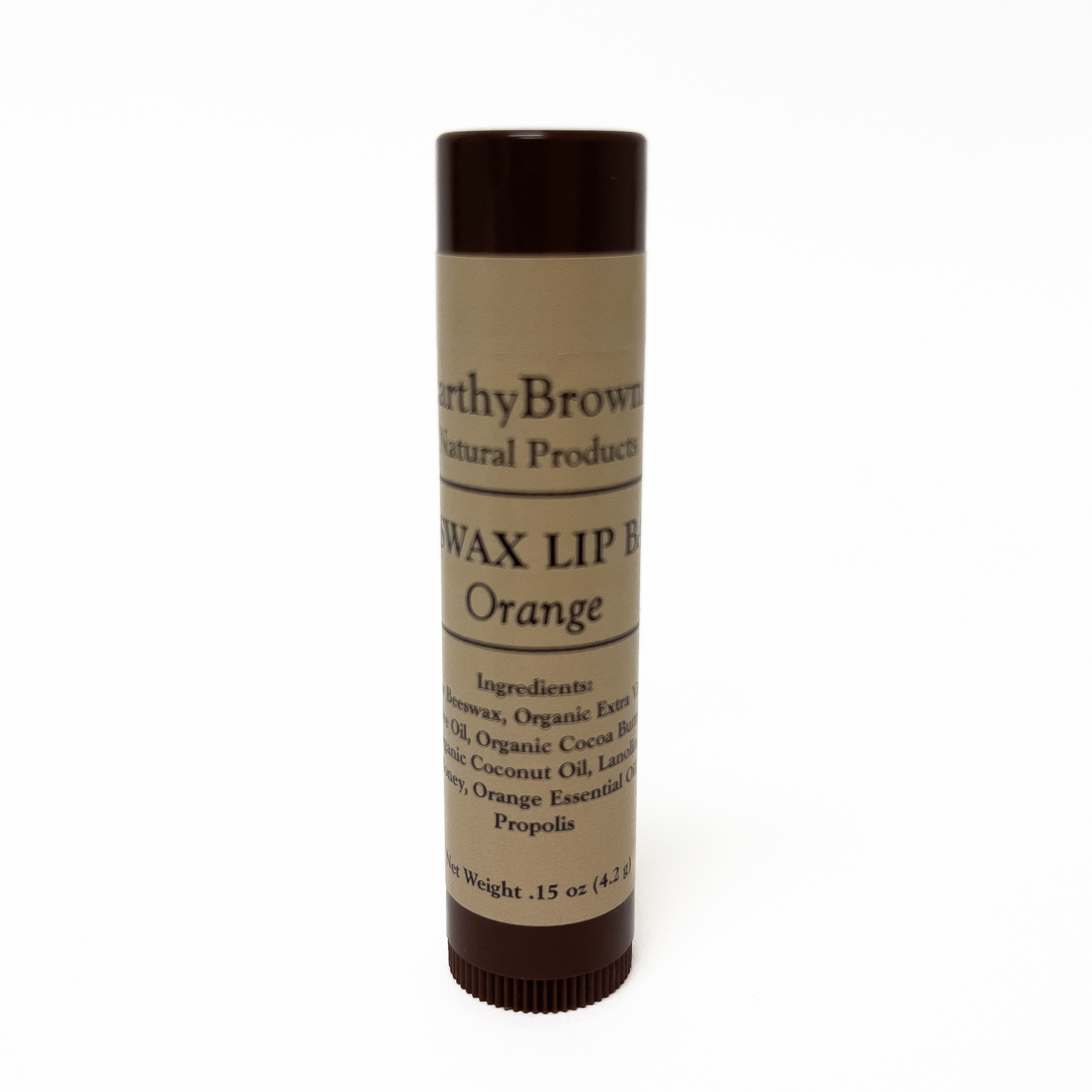 EarthyBrowns Lip Balm Orange