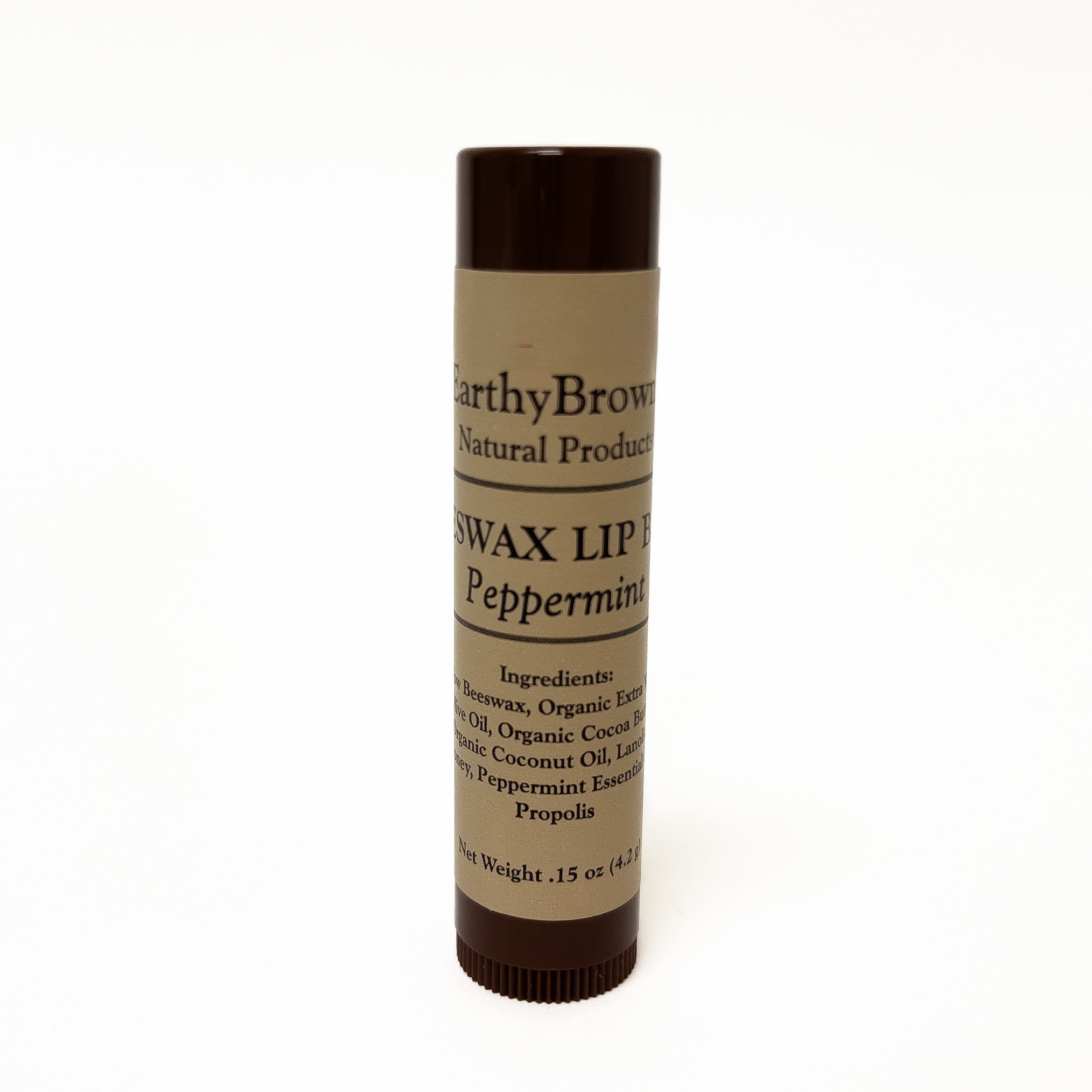 EarthyBrowns Lip Balm Peppermint
