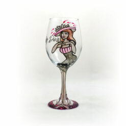 Gail Corso-Scarlet Derby Diva Glass