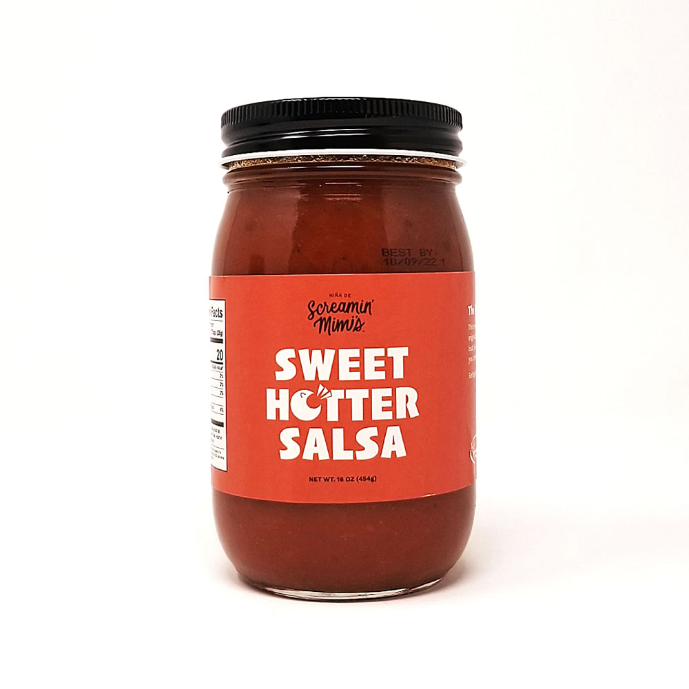 Screamin Mimis Sweet Hotter Salsa 16 Oz.