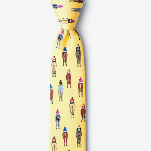 Bringing Up the Rear Tie - yellow