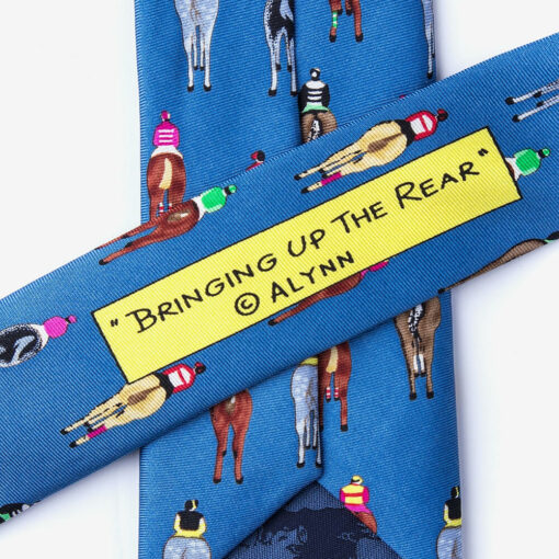 Bringing Up the Rear Tie - blue