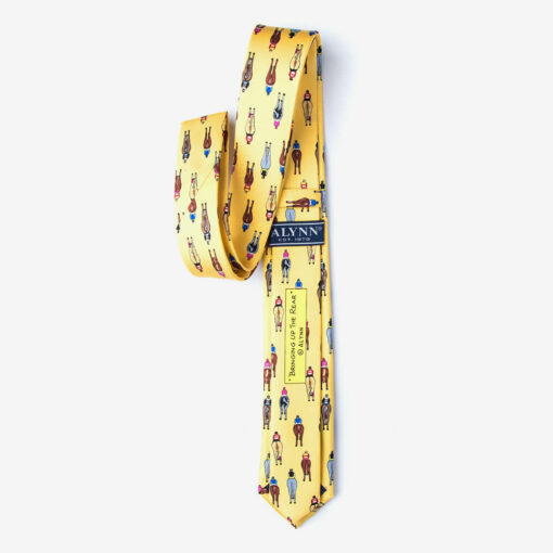 Bringing Up the Rear Tie - yellow