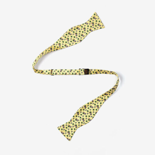 Mint Julep Afternoon Yellow Bow Tie
