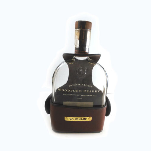 Premium English Leather Bourbon Carrier