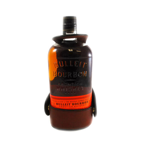 Premium English Leather Bourbon Carrier