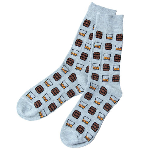 Barrel Down South Socks - On The Rocks Grey Socks