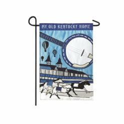 My Old Kentucky Home Double Applique Garden Flag