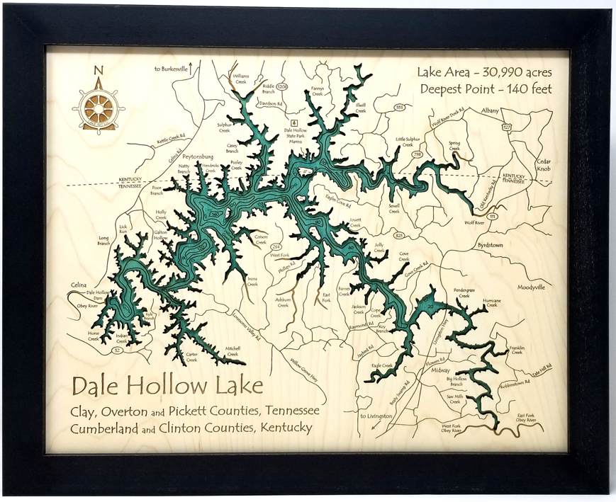 Kentucky Lake Art. Dale Hollow Lake