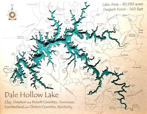 Kentucky Lake Art. Dale Hollow Lake