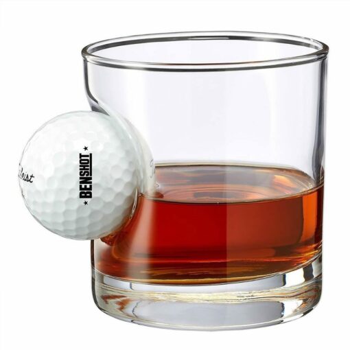 BenShot Golf Ball Rocks Glass