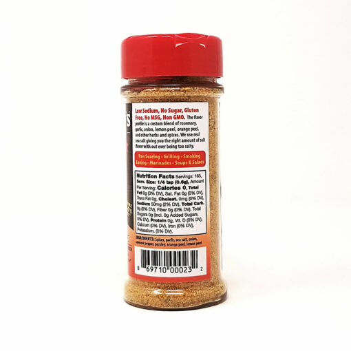 Dan-O's Seasoning - back