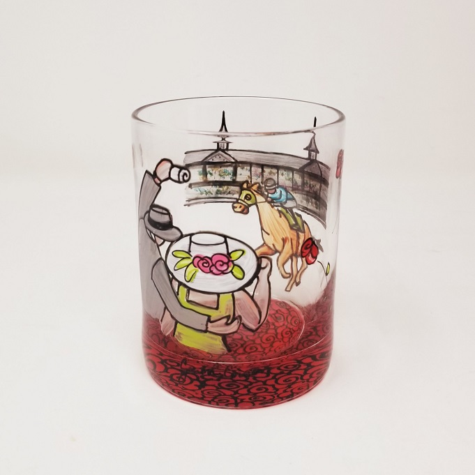 Gail Corso-Twin Spires Rocks Glass