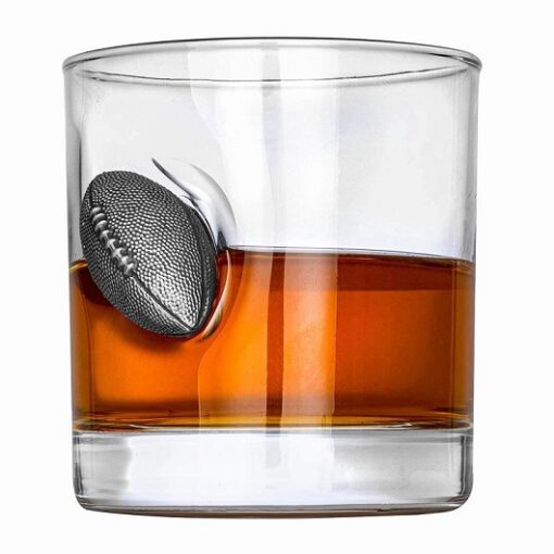 BenShot Football Rocks Glass