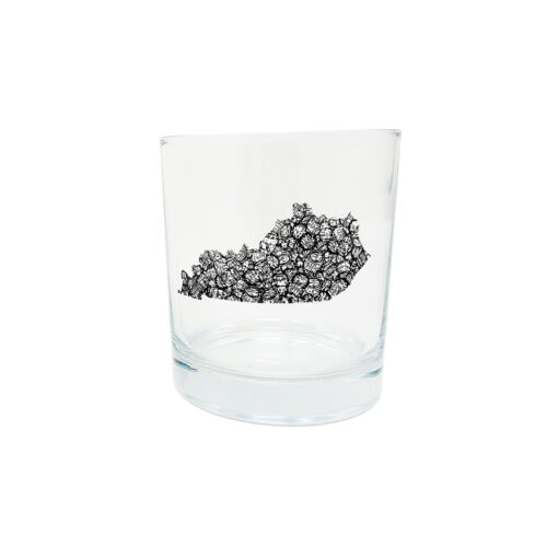 Kentucky Barrel Rocks Glass