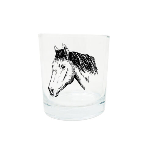 Horse Rocks Glass