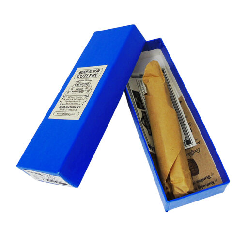 Kentucky Bourbon Barrel Wood Handle Jack Rabbit Knife in box