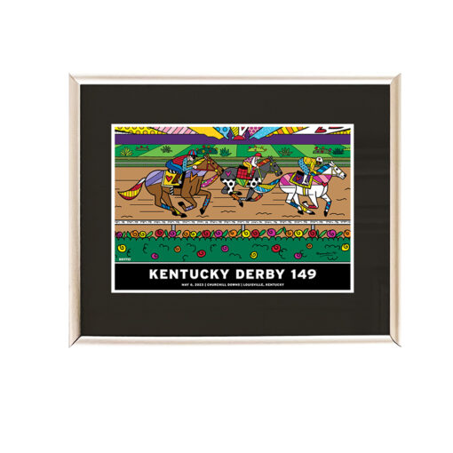 Art of Kentucky Derby 149 Framed Postcard