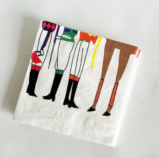 Kentucky Derby Legs illustrated Napkins