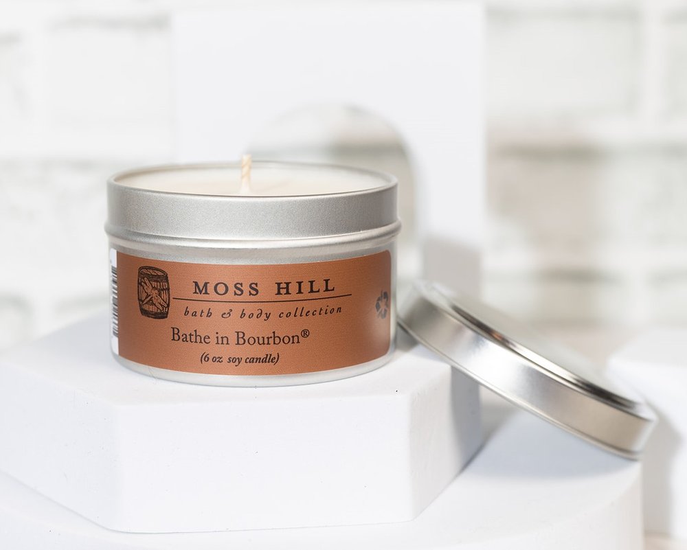 Moss Hill Bathe in Bourbon Soy Candle