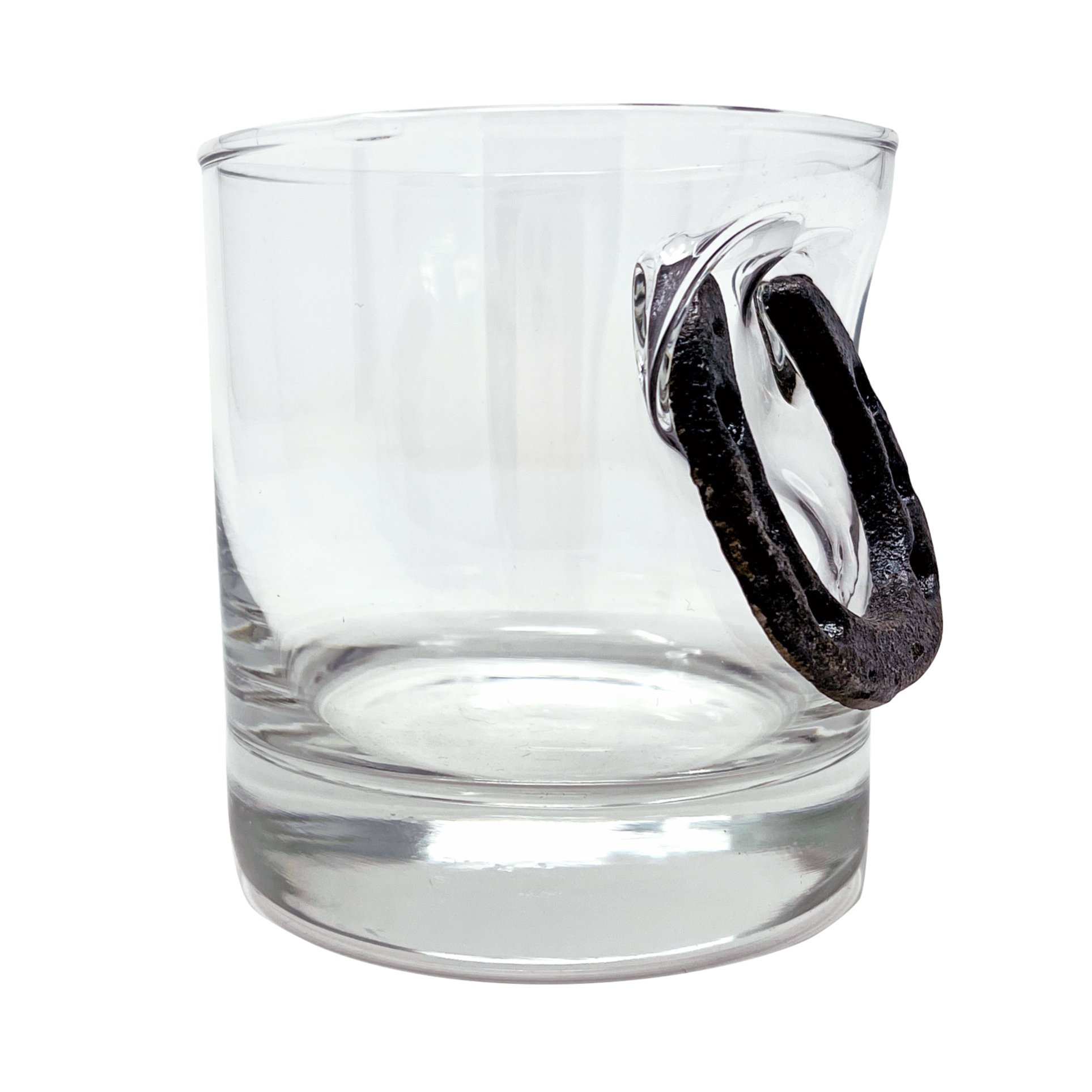 BenShot Horseshoe Rocks Glass