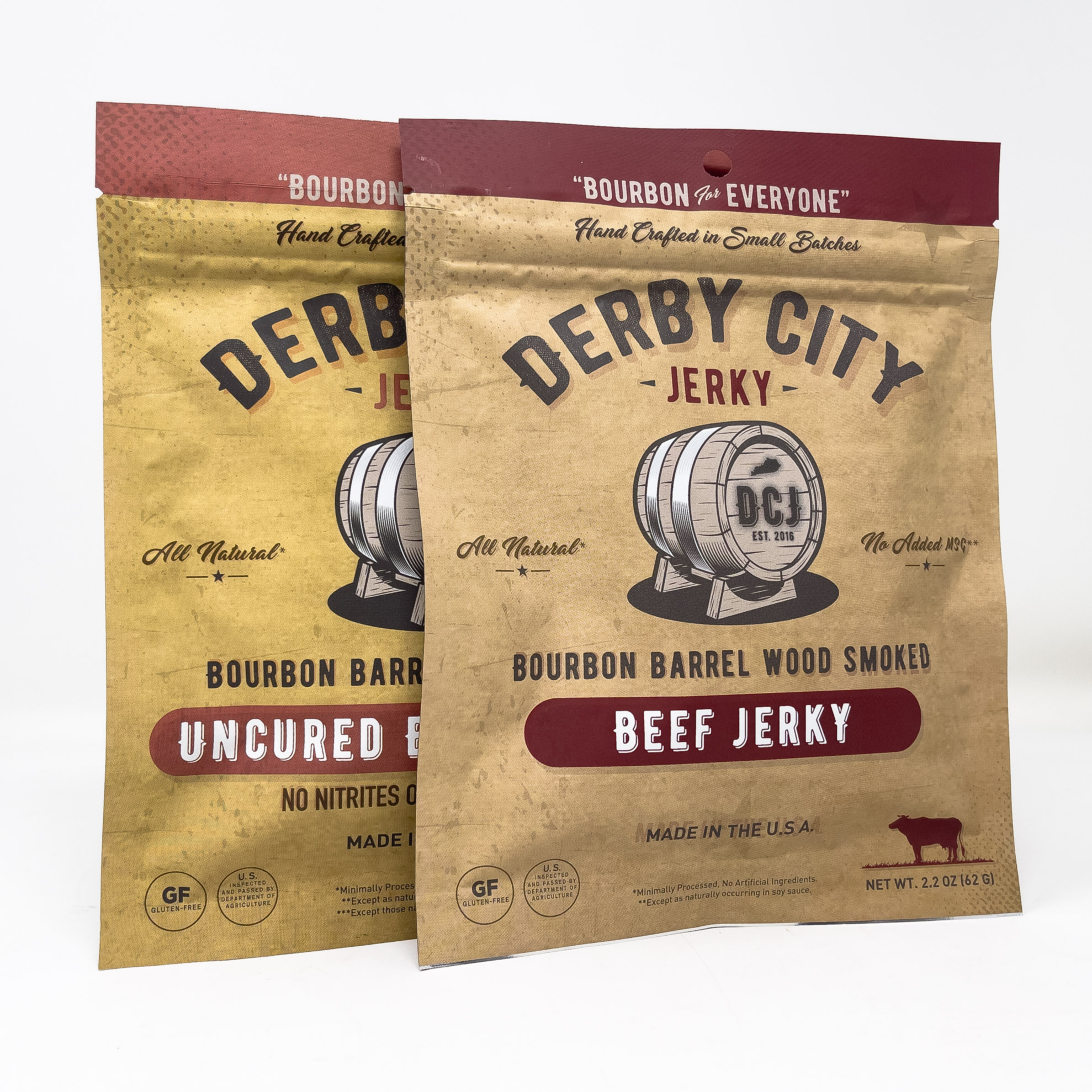 Derby City Jerky Uncured Bacon and Beef Jerky
